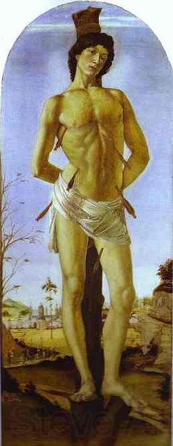Sandro Botticelli Sebastian Spain oil painting art